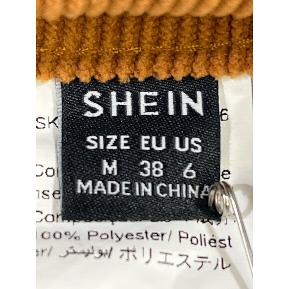 Shein Women's Brown Corduroy Pants/Wide Leg Size 6/M SKU 5710 - Picture 5 of 6